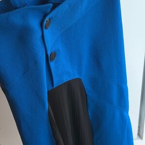 Derek Lam Blue and Black Buttoned Skirt